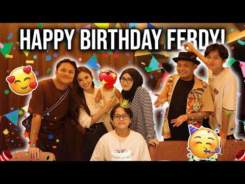 CELEBRATING FERDY'S BIRTHDAY, WE WERE SURPRISED TO KNOW HIS VOICE WAS ALREADY DEEP!