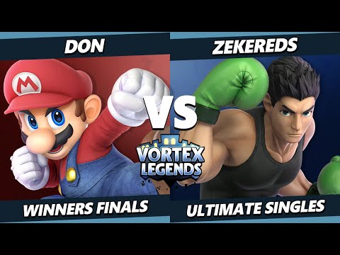 Vortex Legends 32 Winners Finals - Don (Mario) Vs. ZekeReds (Little Mac) SSBU Ultimate Tournament