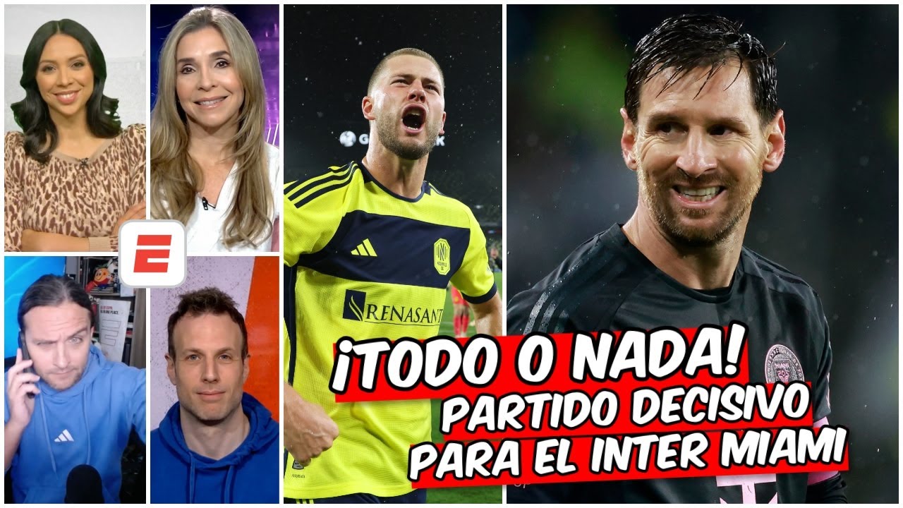 MESSI a un PASO DE LA ELIMINACIÓN, Inter Miami se juega la temporada ante Nashville | Exclusivos