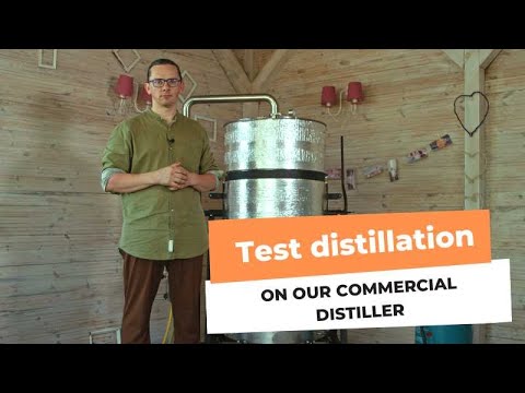 🌿Distillation out of lavender on our commercial Copper Pro distiller