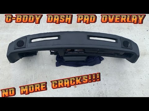 1987 Monte Carlo SS G-Body Dash Pad Overlay / Dash Cover Review / SS Emblem / Logo