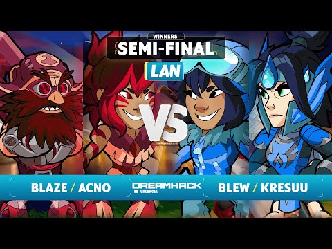 Acno & Blaze vs Blew & Kresuu - Winners Semi-Final - Dreamhack Valencia 2023 - LAN 2v2