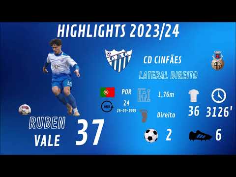 Ruben Vale 37 - Highlights (AF Viseu - Clube Desportivo de Cinfães)