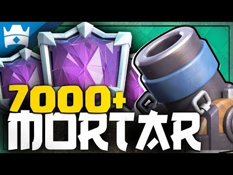 7000 TROPHIES w/ F2P MORTAR CYCLE DECK || Top Ladder Pushing!