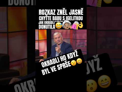 Baba si nemohla pomoc???? #miroslavdonutil #7paduhonzydedka #donutil #czsk #sranda #humor #divadlo #cz