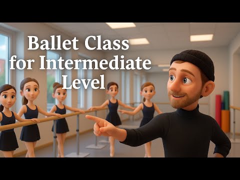 Ballet class for Intermediate level