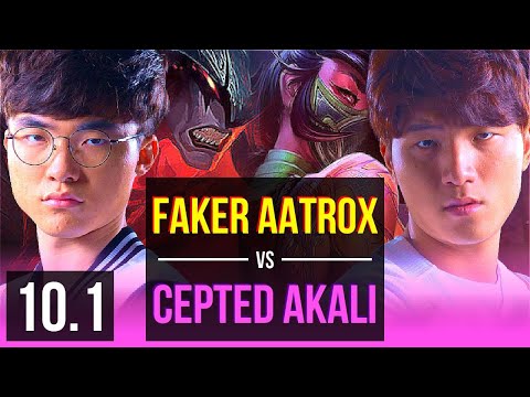 Faker AATROX vs Cepted AKALI (MID) | Korea Grandmaster | v10.1