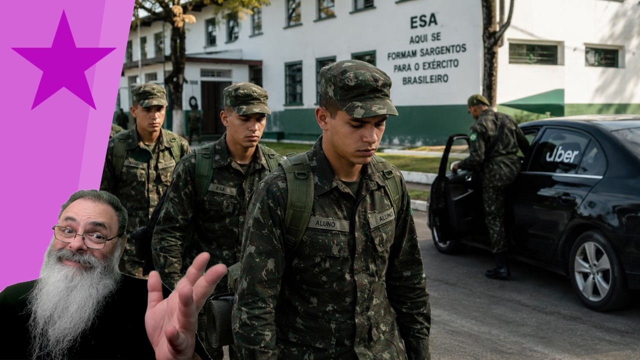 ESTUDANTES da ESA desistem do CURSO ao VER SARGENTOS dirigindo UBER