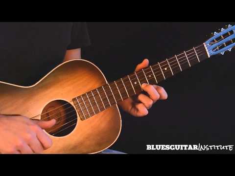 Simple Acoustic Blues Guitar Lick in E - Train Whistle Lick