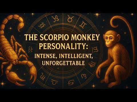 The Scorpio Monkey Personality: Intense, Intelligent, Unforgettable