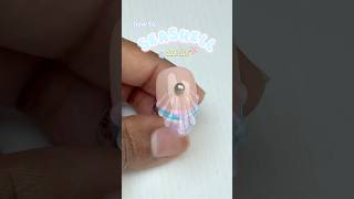 DIY Seashell Nails 🐚✨#seashellnails #nailtutorial #diynails #gelnails #beginnernails