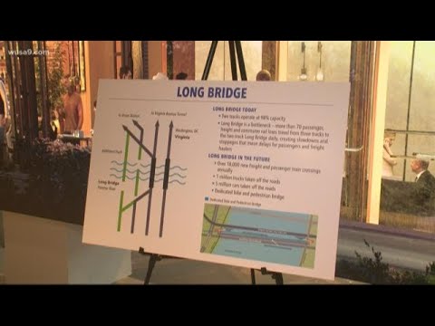 Gov. Ralph Northam announced $3.7B partnership to build new Long Bridge over Potomac River