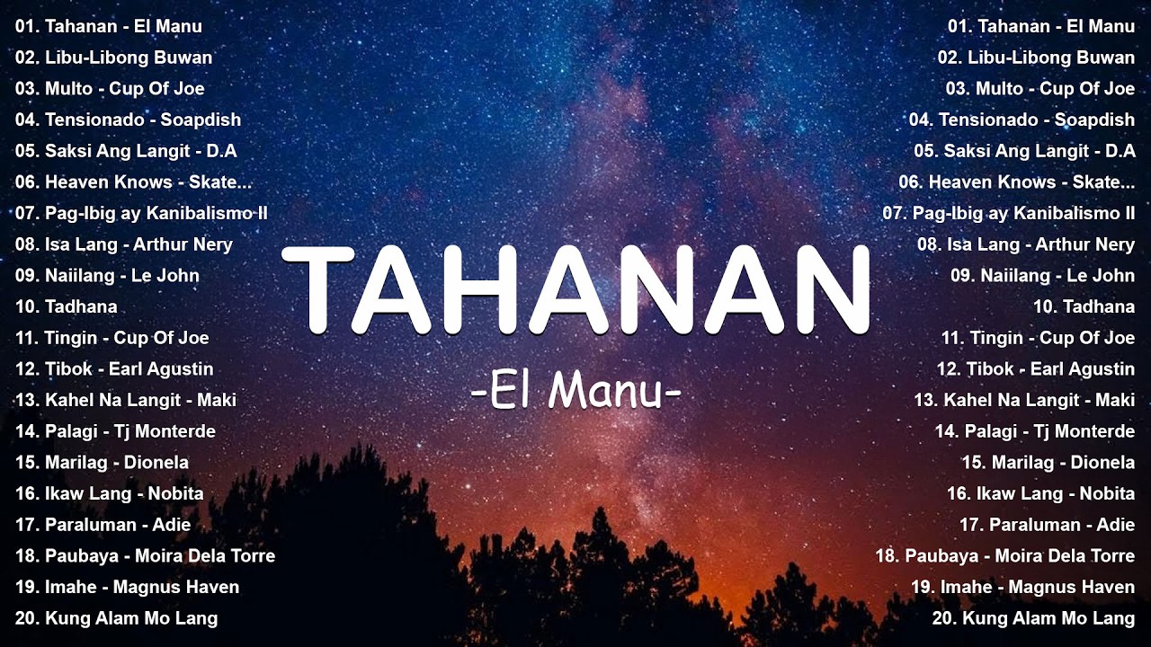 Top OPM Hits Philippines 2026 🎧 Tahanan – El Manu | Best Tagalog Songs on Spotify & Youtube