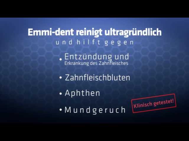 Video Teaser für Ultraschallzahnbürste Emmi Dental Professional