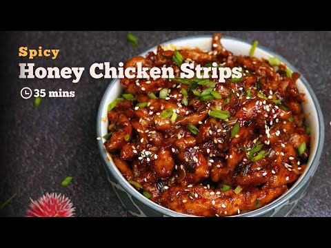 Ultimate Spicy Honey Chicken Strips | Easy Chinese Strarters | Cookd
