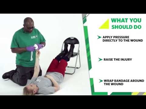 How to Treat Severe Bleeding   First Aid Training   St John Ambulance