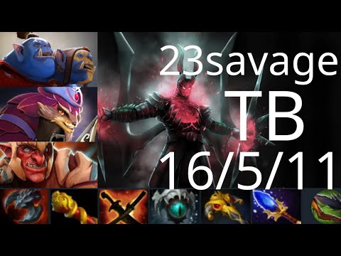 23savage Terrorblade vs Troll Warlord, Storm Spirit, Tiny - silence, fear, stun - dota2