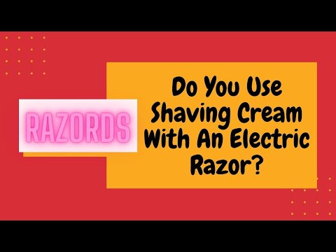 YouTube video about: Should you use shaving cream with an electric razor?