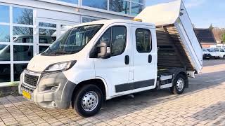Camion-benne < 3.5t Peugeot Boxer 335 2.2 HDI L2 XR DOKA Dubbelcabine Veegvuilkipper | Image 4 - Autoline