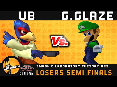 S@LT #23 | Greg Glaze (Luigi) vs Unexplained Bacon (Falco) - Losers Semi Finals - SSBM