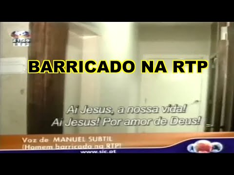 Manuel Subtil barricou-se no WC da RTP e causou caos em direto 🚽😳
