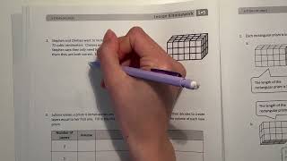 Eureka Math Grade 5 Module 5 Lesson 3 Homework | #mathwithaubrey #answers