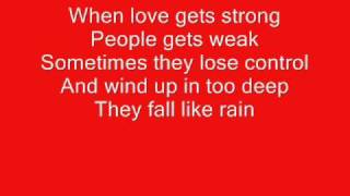 Who Let In The Rain By, Cyndi Lauper (Lyrics)