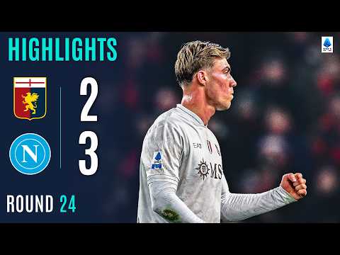 GENOA-NAPOLI 2-3 | HIGHLIGHTS | Hojlund Wins It with Last-Minute Penalty | SERIE A 2025/26