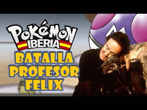 BATALLA CONTRA EL PROFESOR FÉLIX - COMO CONSEGUIR UNA MASTERBALL EN POKÉMON IBERIA - FloGar o.O
