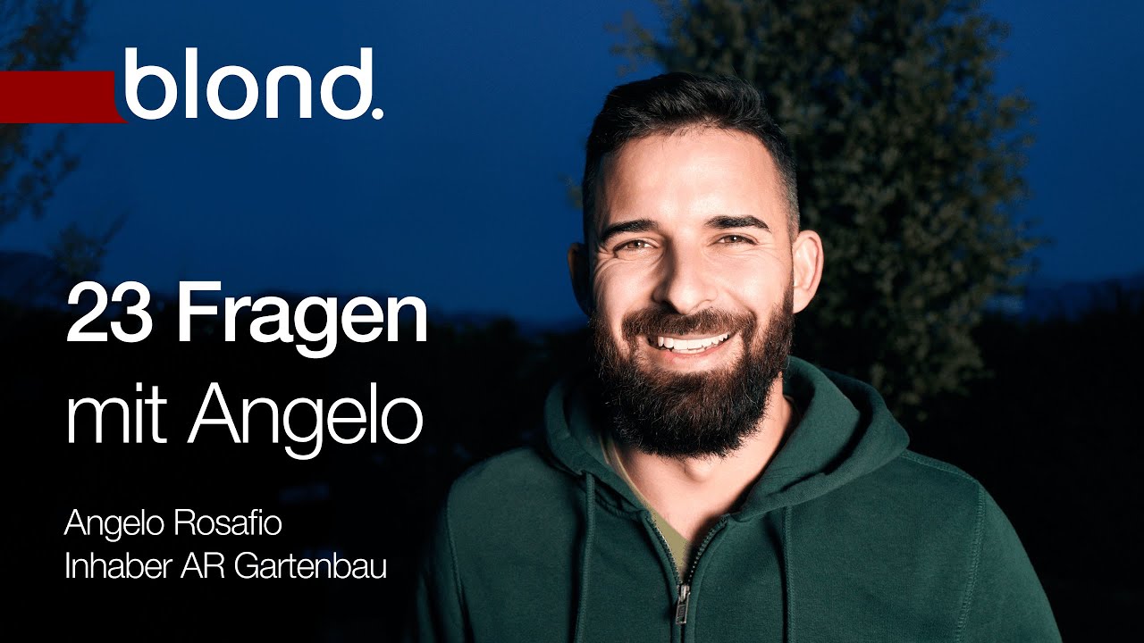 Angelo Rosafio - AR Gartenbau / 23 Fragen