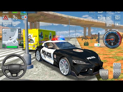 New Police Car Chase Simulator - Real Cop Duty Toyota Racing Car Driving 2026 - Car Android GamePlay