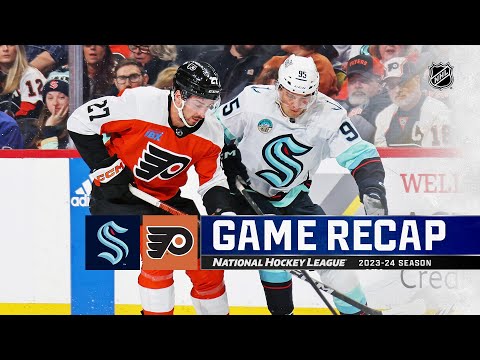 Kraken @ Flyers 2/10 | NHL Highlights 2024