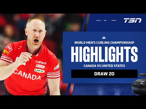 Canada vs. USA Highlights | World Men's Curling Championship: Draw 20