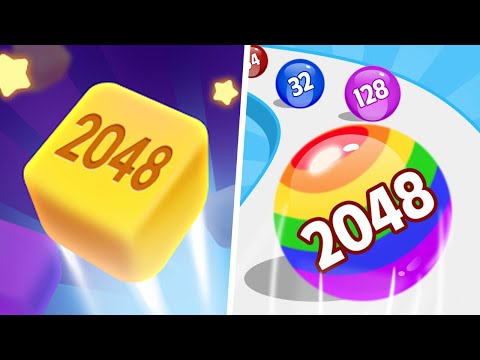 2048 Run: Infinity Cube Run vs Balls Run 3D - Max Level Gameplay (Part 1)
