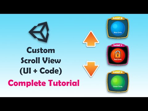 How to make a Custom Scrollview in Unity! UI + Code explained completely