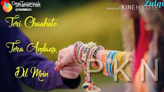 Teri cahte tera andaZ dil me