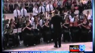 West Michigan HS band home from Vatican