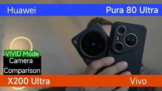 📸 Huawei Pura 80 Ultra vs Vivo X200 Ultra – Vivid Mode Photo Comparison 🌈