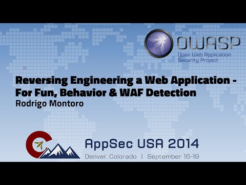 Image thumbnail for talk Reversing Engineering a Web Application - For Fun, Behavior & WAF Detection