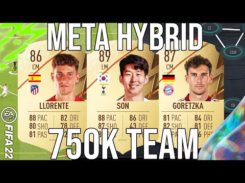 BEST META 750K HYBRID TEAM SQUAD BUILDER TO GET MORE WINS! - FIFA 22