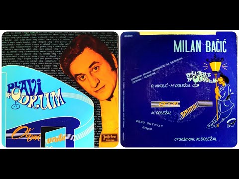 Milan Bačić - Plavi podrum -1972- /Vinyl-SP/ mono *HQ* *rare*