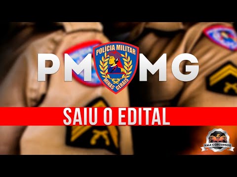 Saiu Edital da PMMG - 1.653 VAGAS