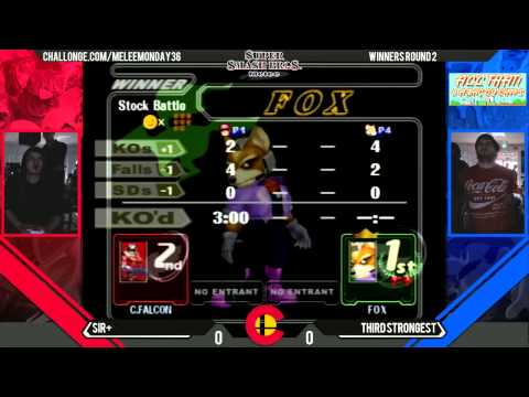 MM36 - Sir+ (Captain Falcon) Vs. 3rd Strongest (Fox) WR2 - Melee