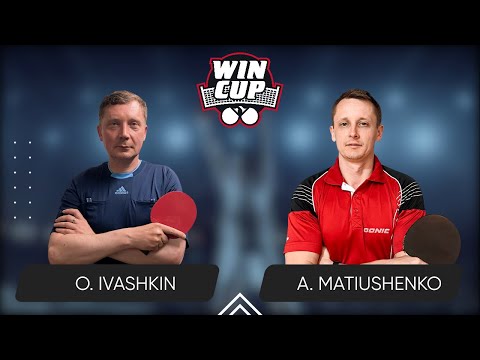 00:15 Oleksandr Ivashkin - Andrii Matiushenko West 6 WIN CUP 09.04.2024 | TABLE TENNIS WINCUP