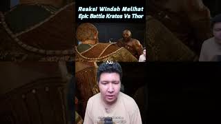Download lagu HEBOH!! Reaksi Windah Liat Epic Battle Kratos VS Thor #godofwar #shorts mp3