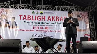 Speech by the Head of Ciherang Village, Tabligh Akbar for the birthday of the Prophet Muhammad SAW