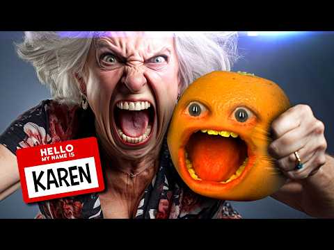 惱人的橙色 - 憤怒的卡倫超級剪輯！ (Annoying Orange - Angry Karens Supercut!)