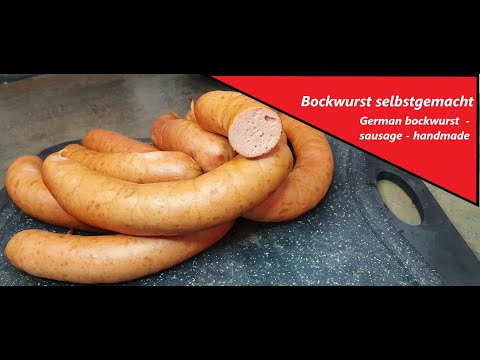 Currywurst/Bockwurst selber machen/German sausage Currywurst/Bockwurst handmade