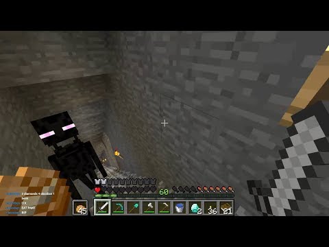 'Wtf was that damage' Twitch streamer chased by enderman up the stairs[original video]|  spiffykun