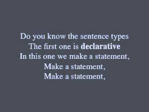 Sentence Types